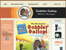 Tablet Screenshot of gobblergallop.com